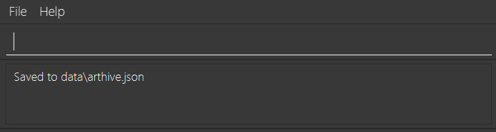 save without parameter